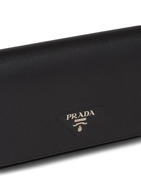 leather wallet Prada price